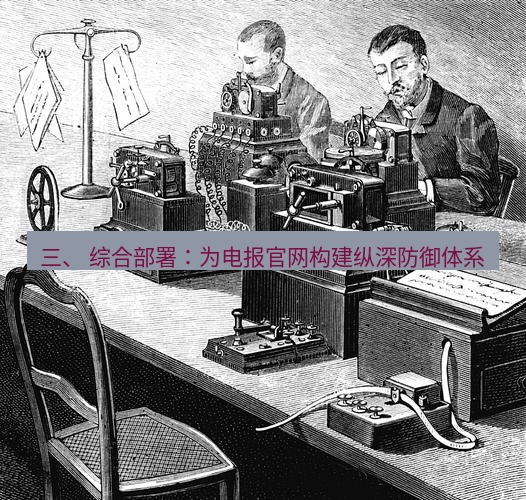 电报下载 三、 综合部署：为电报官网构建纵深防御体系