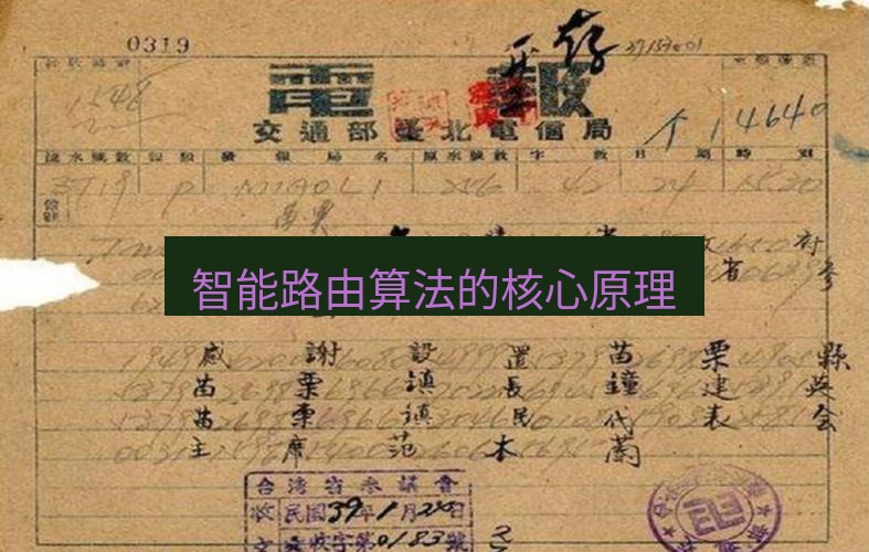 电报下载 智能路由算法的核心原理