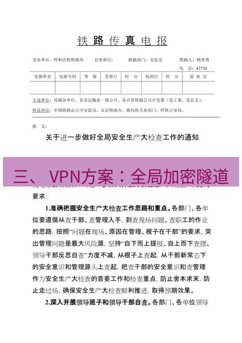 电报下载 三、 VPN方案：全局加密隧道