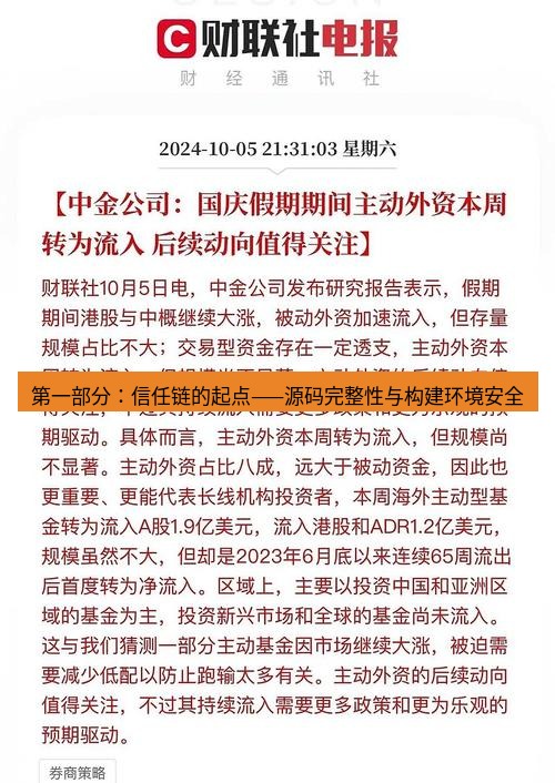 电报下载 第一部分：信任链的起点——源码完整性与构建环境安全