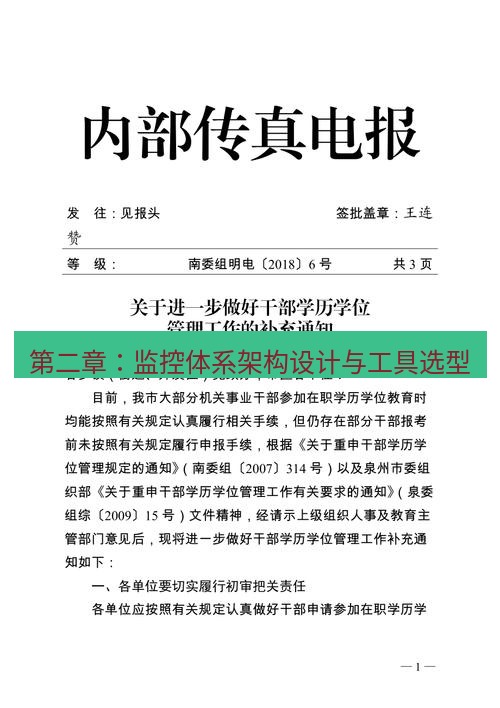 电报下载 第二章：监控体系架构设计与工具选型